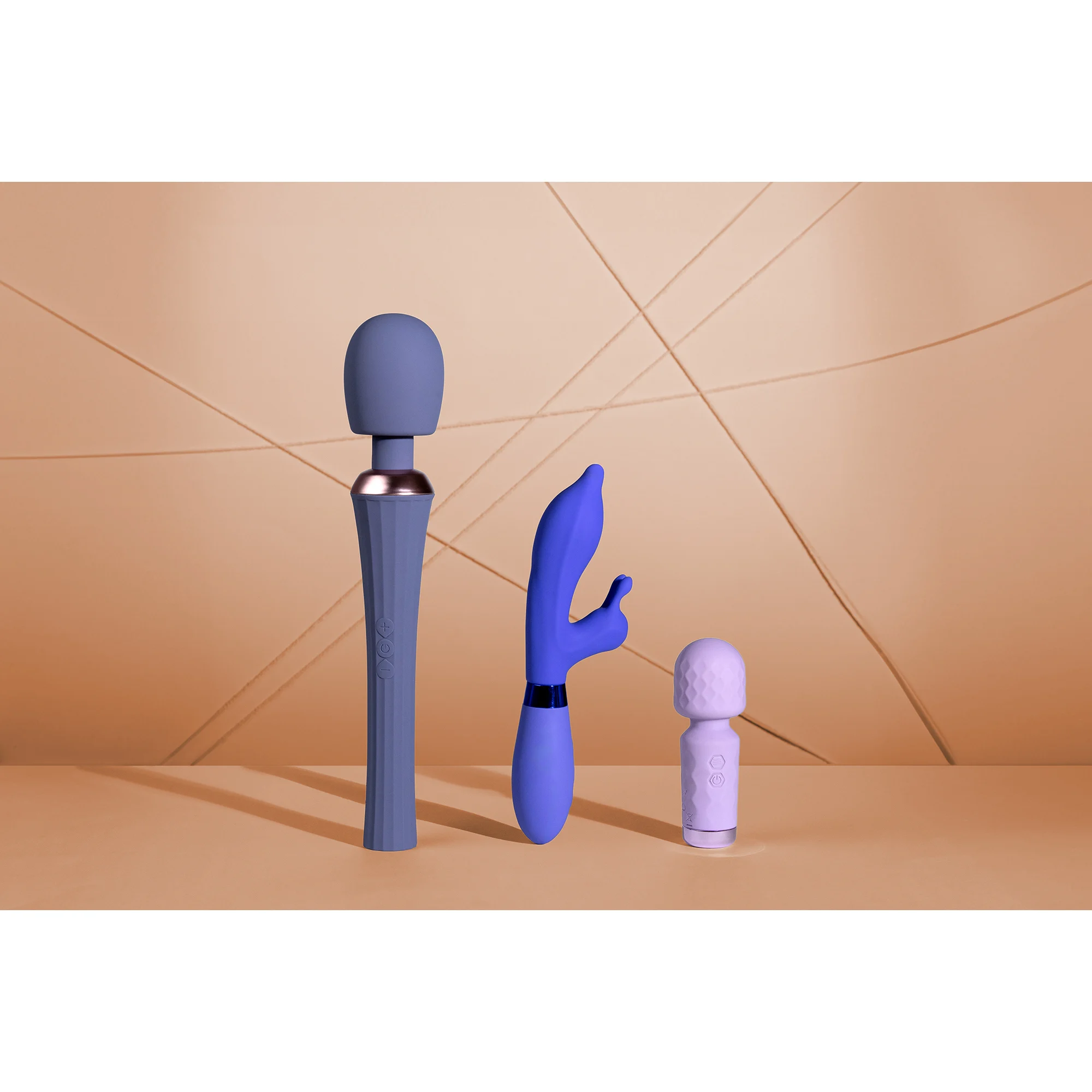 Vibratore wand con impugnatura silenziosa per un controllo confortevole, Blue Nova, Loveline by Shots - immagine 11
