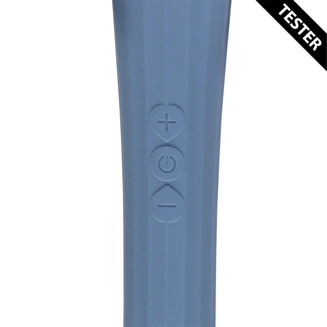 Vibratore wand con impugnatura silenziosa per un controllo confortevole, Blue Nova, Loveline by Shots - immagine 3