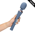 Vibratore wand con impugnatura silenziosa per un controllo confortevole, Blue Nova, Loveline by Shots - immagine 5