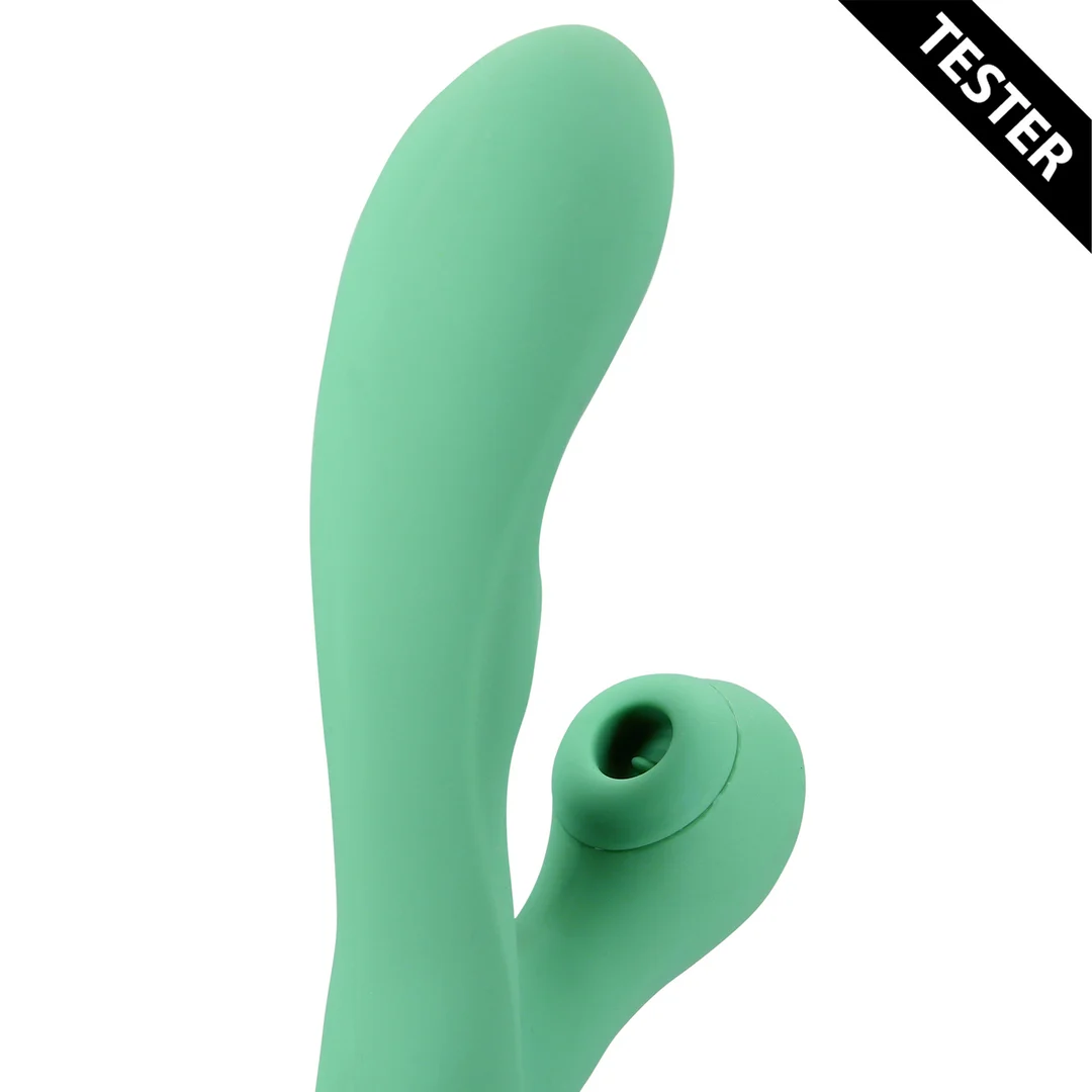 Vibratore duo con onde d’aria pulsanti – Tester (nome) Loveline by Shots - immagine 4