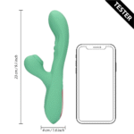 Vibratore duo con onde d’aria pulsanti – Tester (nome) Loveline by Shots - immagine 5