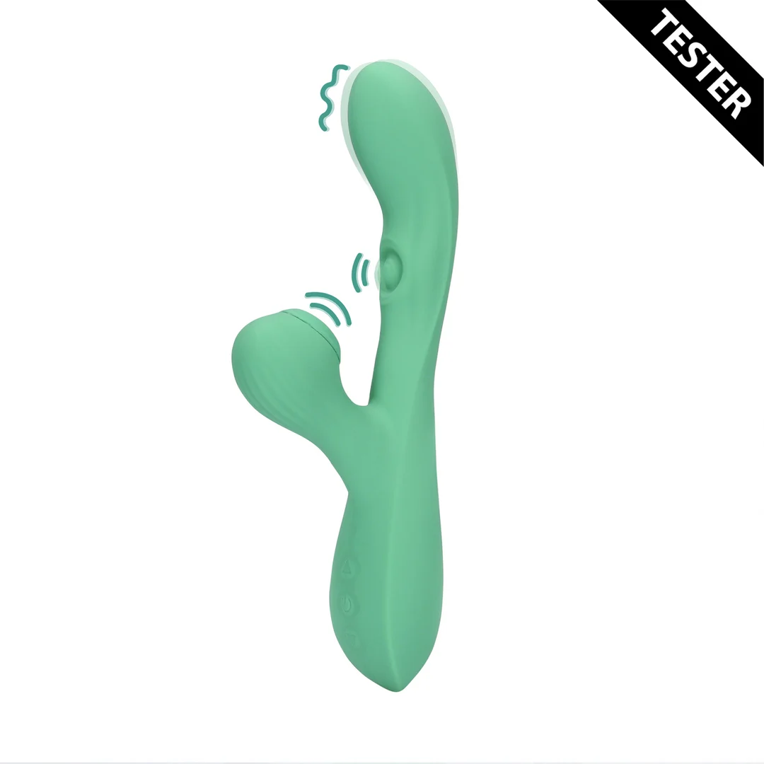 Vibratore duo con onde d’aria pulsanti – Tester (nome) Loveline by Shots - immagine 6