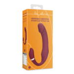 Loveline strap on senza imbracatura vibrante e flessibile Merlot Grape