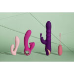 Vibratore rabbit con lingua vibrante e funzione riscaldante – Loveline by Shots Exuberant Pink Loveline by Shots - immagine 12
