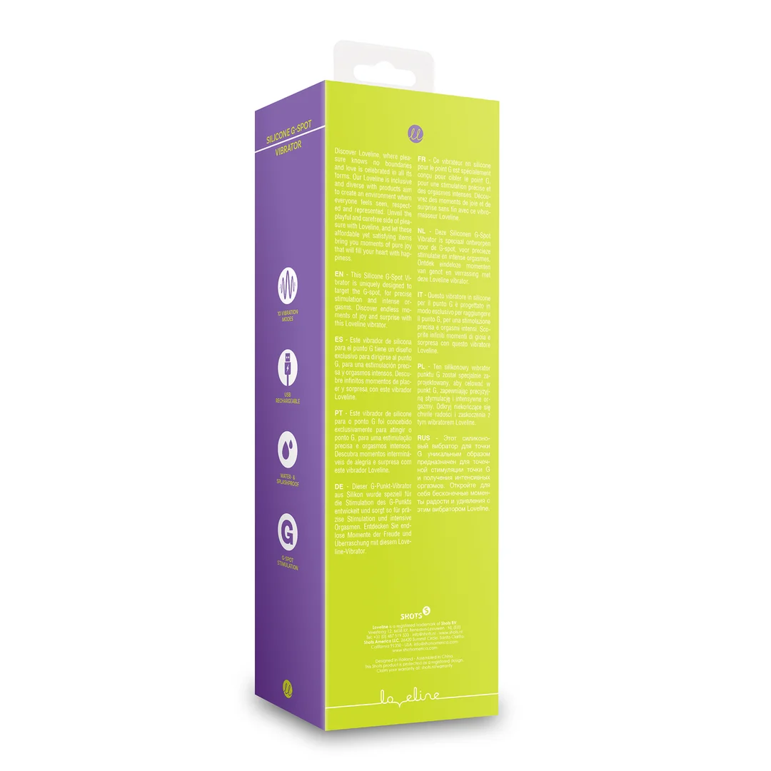Vibratore per il punto G Loveline Lime Passion - immagine 2