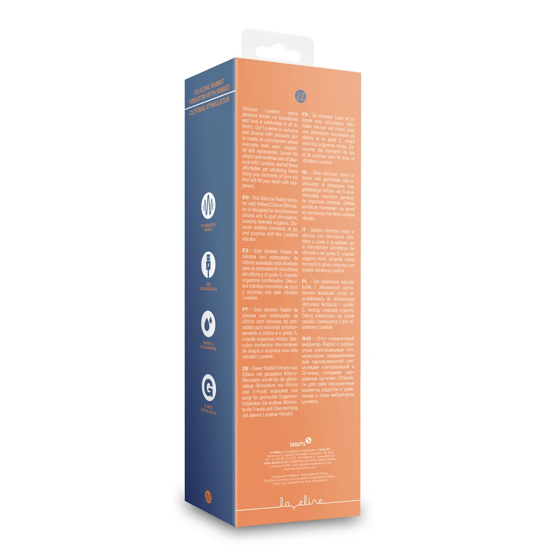Vibratore rabbit in silicone Loveline Glazed Carrots - immagine 2
