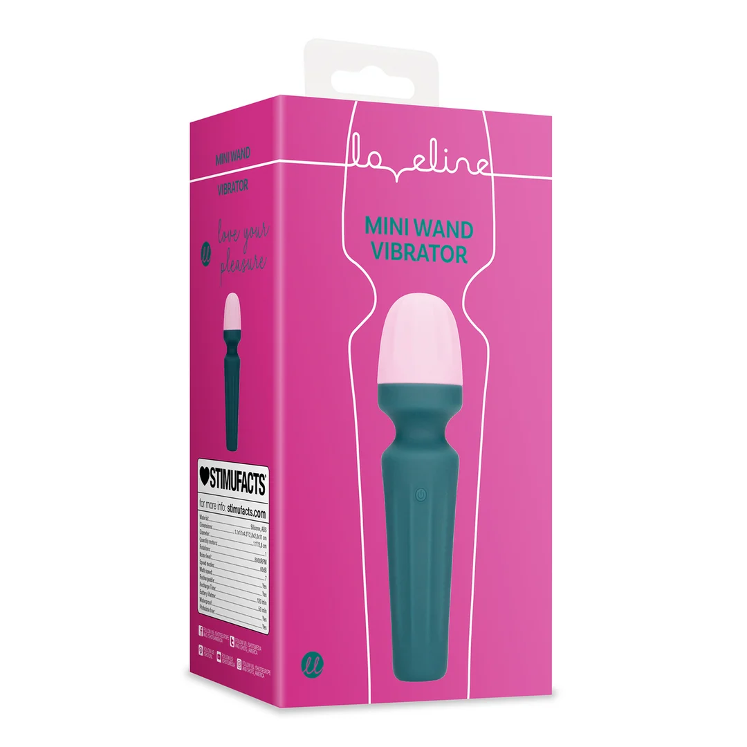 Loveline Mini Wand Vibrator Ancient Sea - immagine 1
