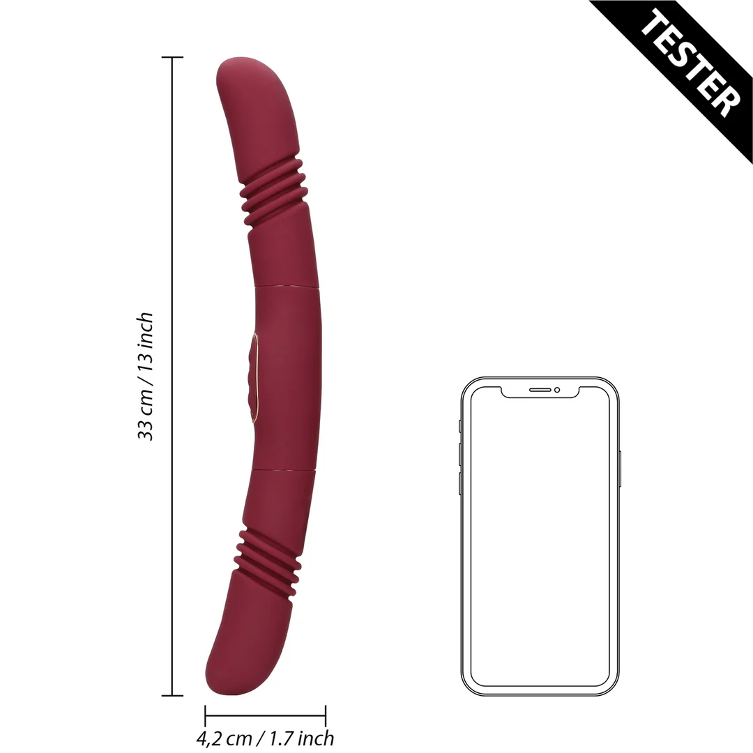 Vibratore anale con stimolazione su entrambi i lati – Merlot Druif - Tester - immagine 4