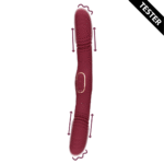 Vibratore anale con stimolazione su entrambi i lati – Merlot Druif - Tester - immagine 5