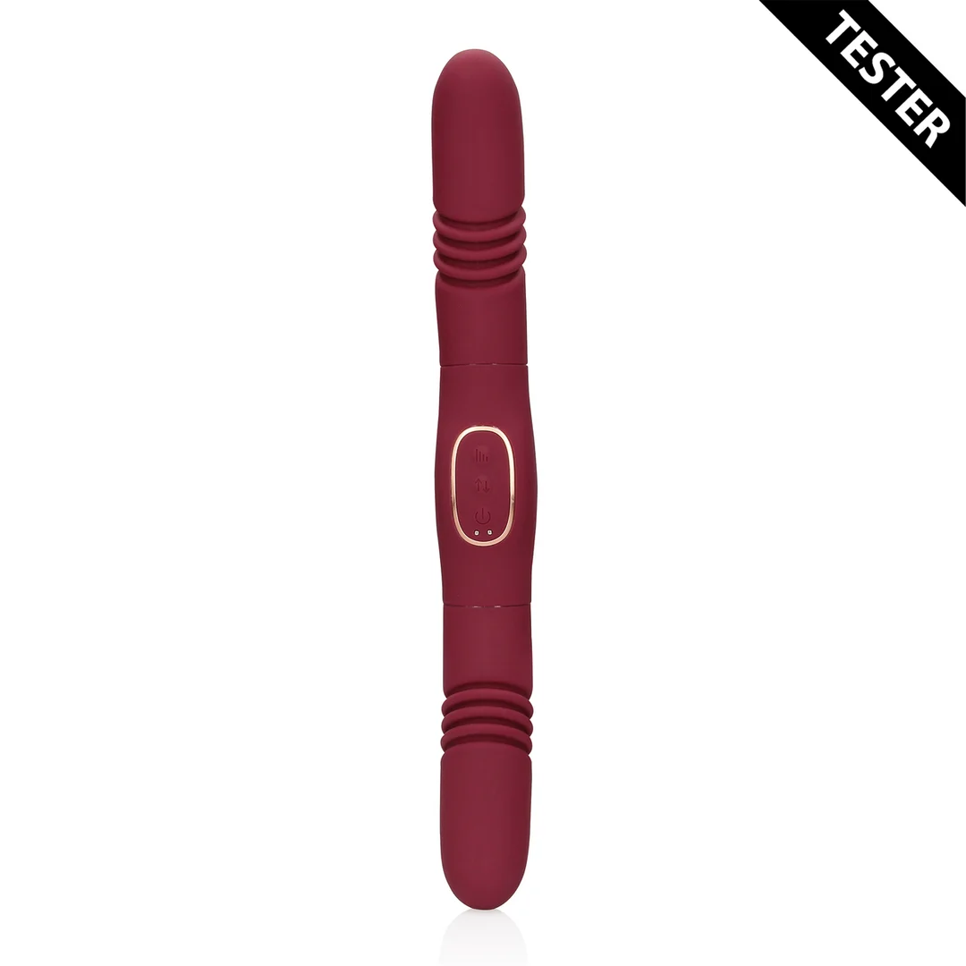 LOVE074REDTEST-5 Vibratore anale con stimolazione su entrambi i lati – Merlot Druif - Tester - immagine 1