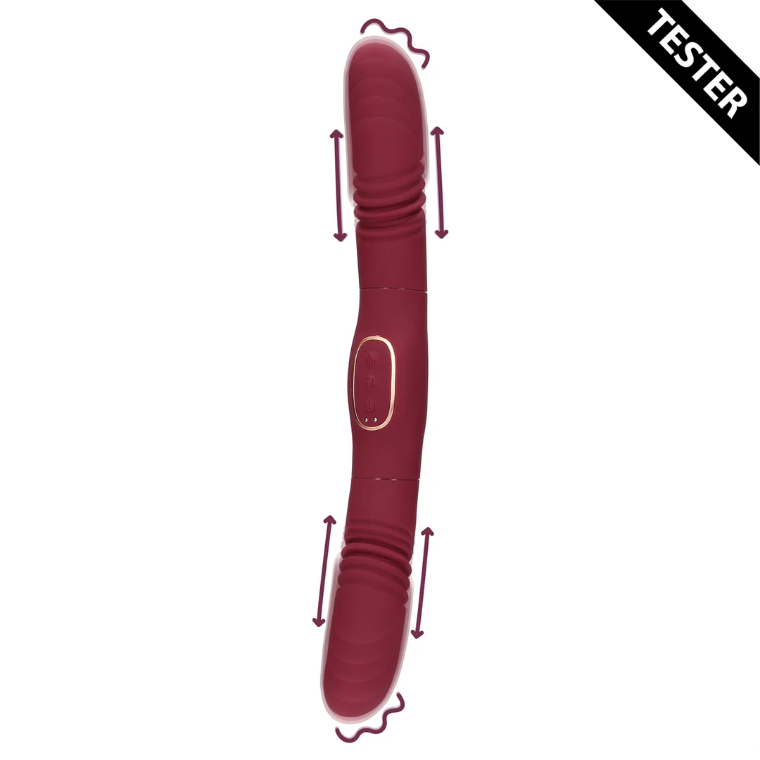 Vibratore anale con stimolazione su entrambi i lati – Merlot Druif - Tester - immagine 5