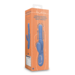 Vibratore rabbit, asta con movimento di spinta e perle rotanti, Loveline by Shots, blu, Loveline by Shots - immagine 6