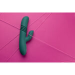 Vibratore rabbit Loveline con movimento di spinta Ancient Sea - immagine 6