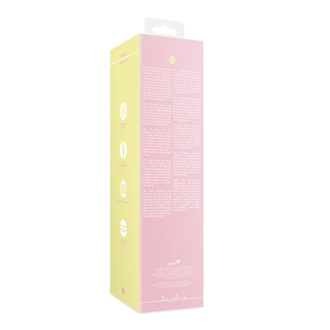 Wand vibrator Loveline rosa - immagine 2