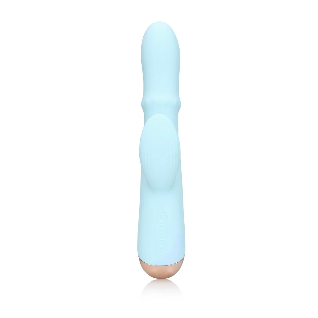Vibratore ad anello Loveline Pulse Wave Arctic Blue - immagine 4