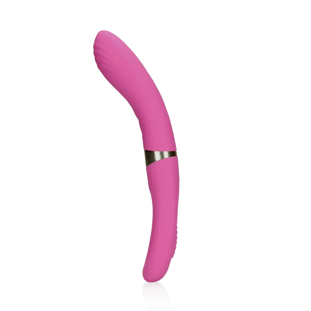 Vibratore Loveline a doppia estremità con funzione flutter e punto G, rosa - immagine 5
