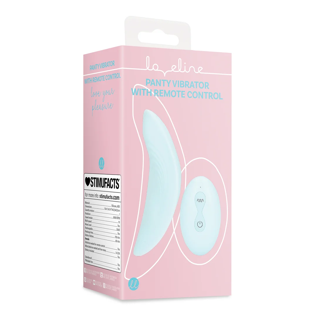 Vibratore Loveline da indossare con le mutandine e telecomando - immagine 1