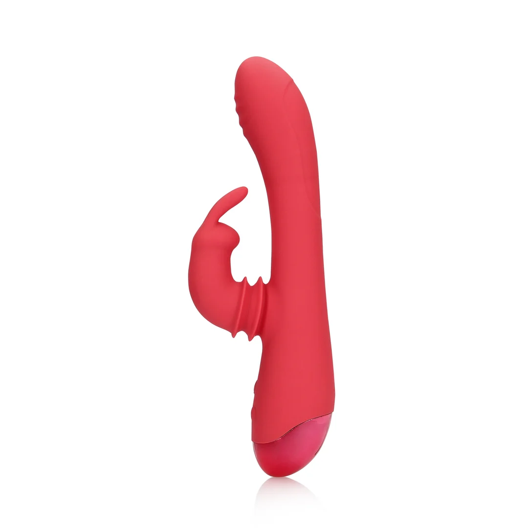 Vibratore rabbit con funzione oscillante – Loveline by Shots Brighto Rosso Loveline by Shots - immagine 11