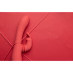 Vibratore rabbit con funzione oscillante – Loveline by Shots Brighto Rosso Loveline by Shots - immagine 12