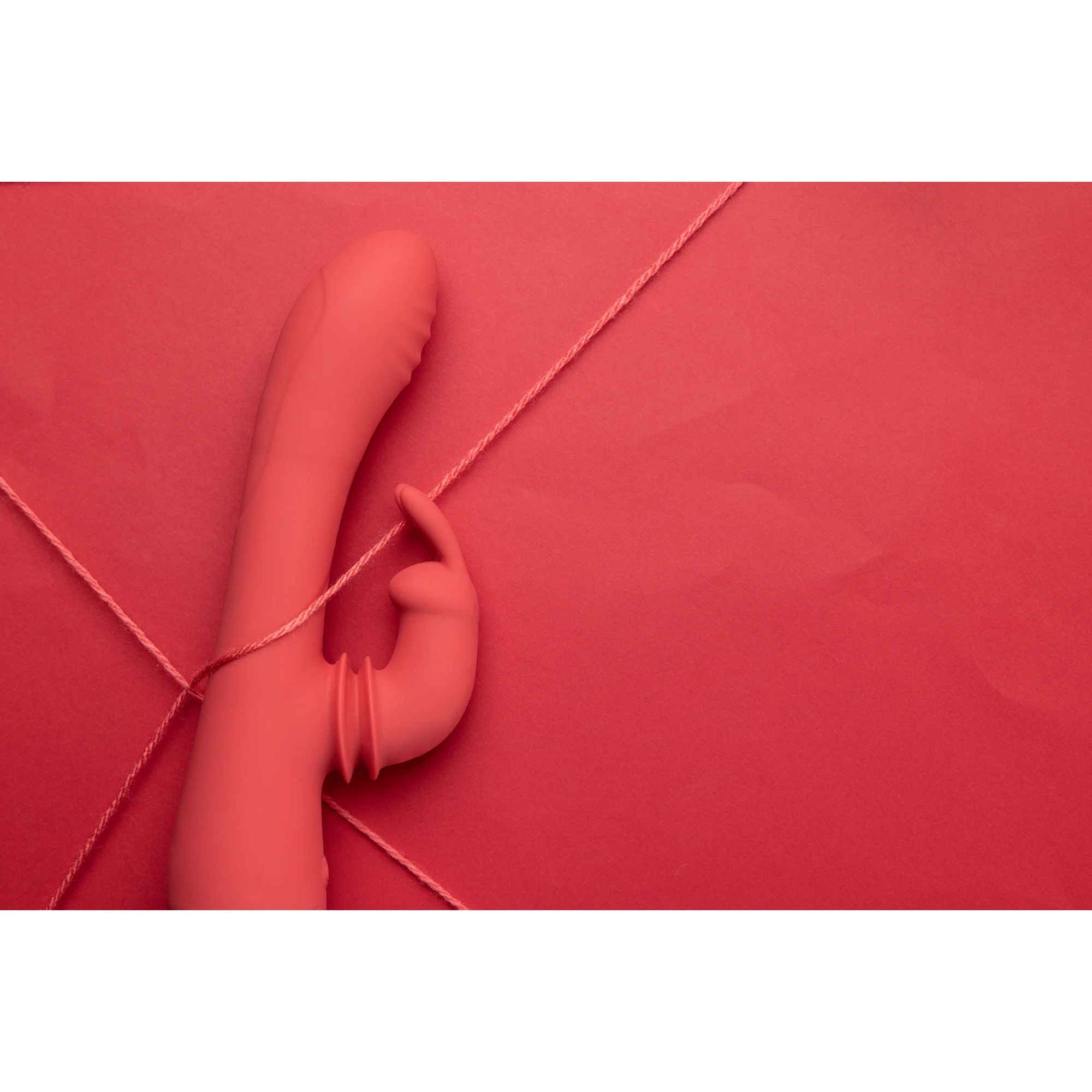 Vibratore rabbit con funzione oscillante – Loveline by Shots Brighto Rosso Loveline by Shots - immagine 12