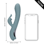 Vibratore duo con funzione di movimento delle dita – Tester Loveline by Shots - immagine 5