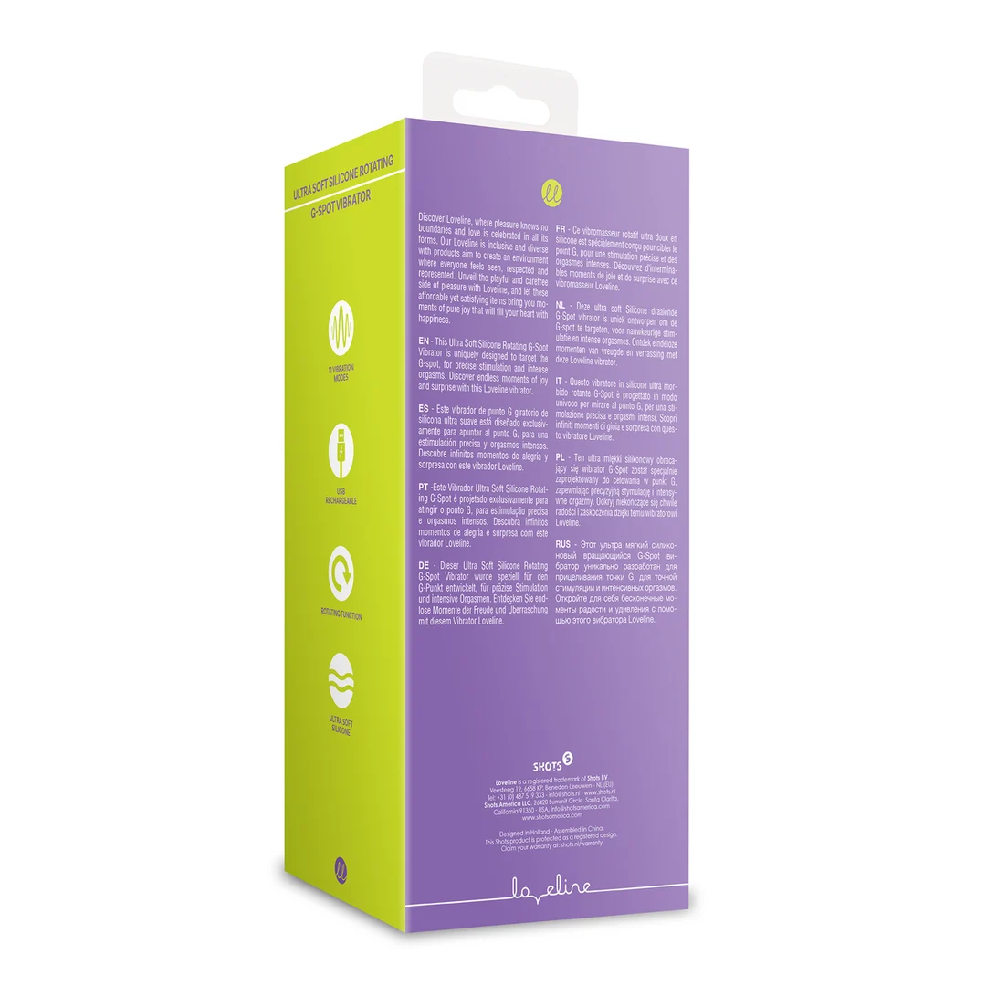 Vibratore rotante Loveline per il punto G - immagine 2
