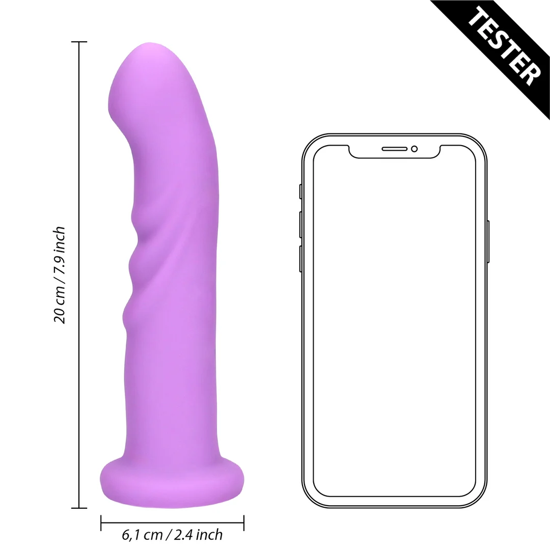 vibratore per il punto G – funzione rotante per una stimolazione mirata – Loveline, lavanda Loveline by Shots - immagine 4