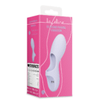 Vibratore da dito Loveline in silicone, color lavanda