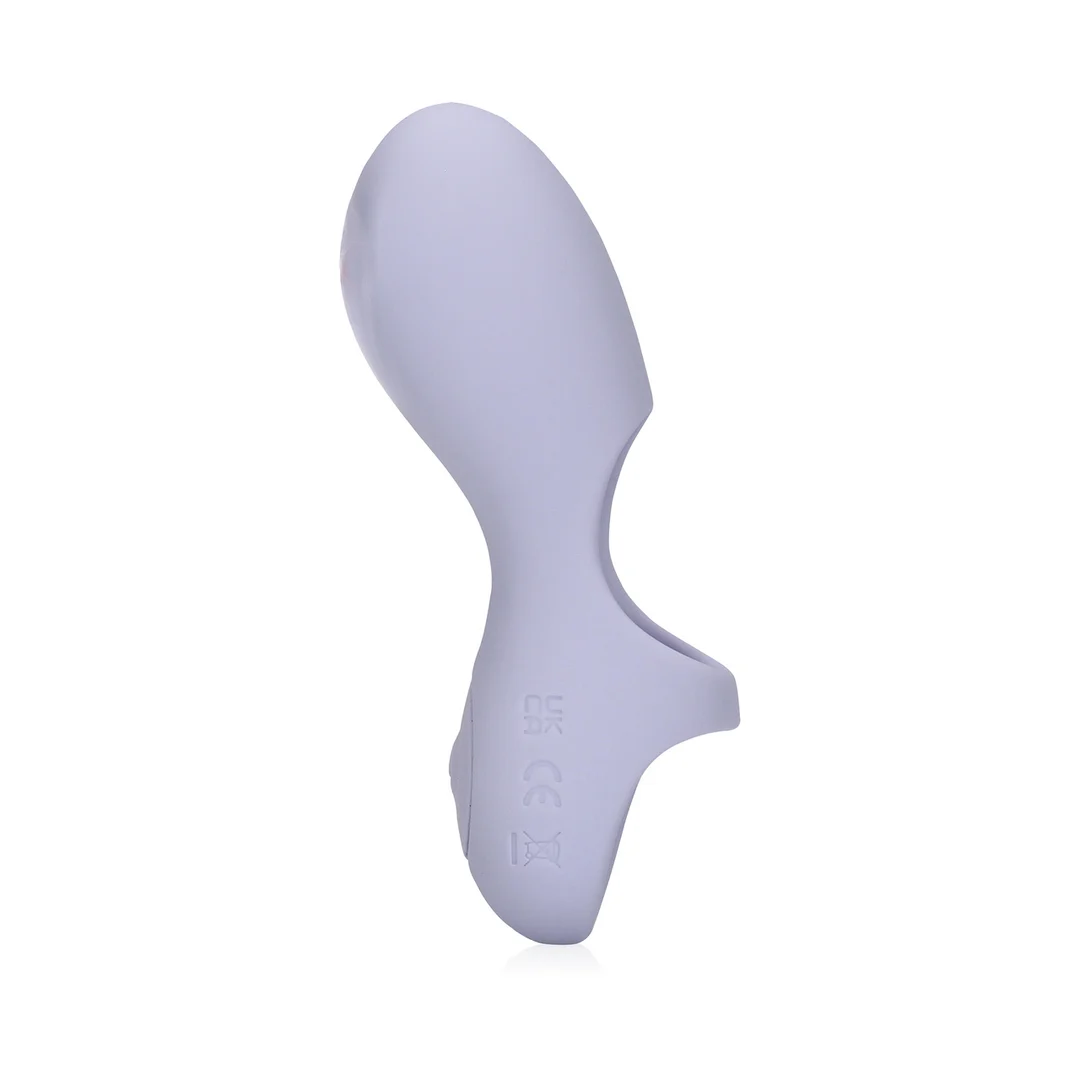 Vibratore da dito Loveline in silicone, color lavanda - immagine 6