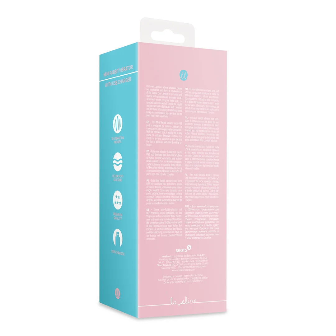 Loveline Mini Rabbit Vibrator - immagine 2