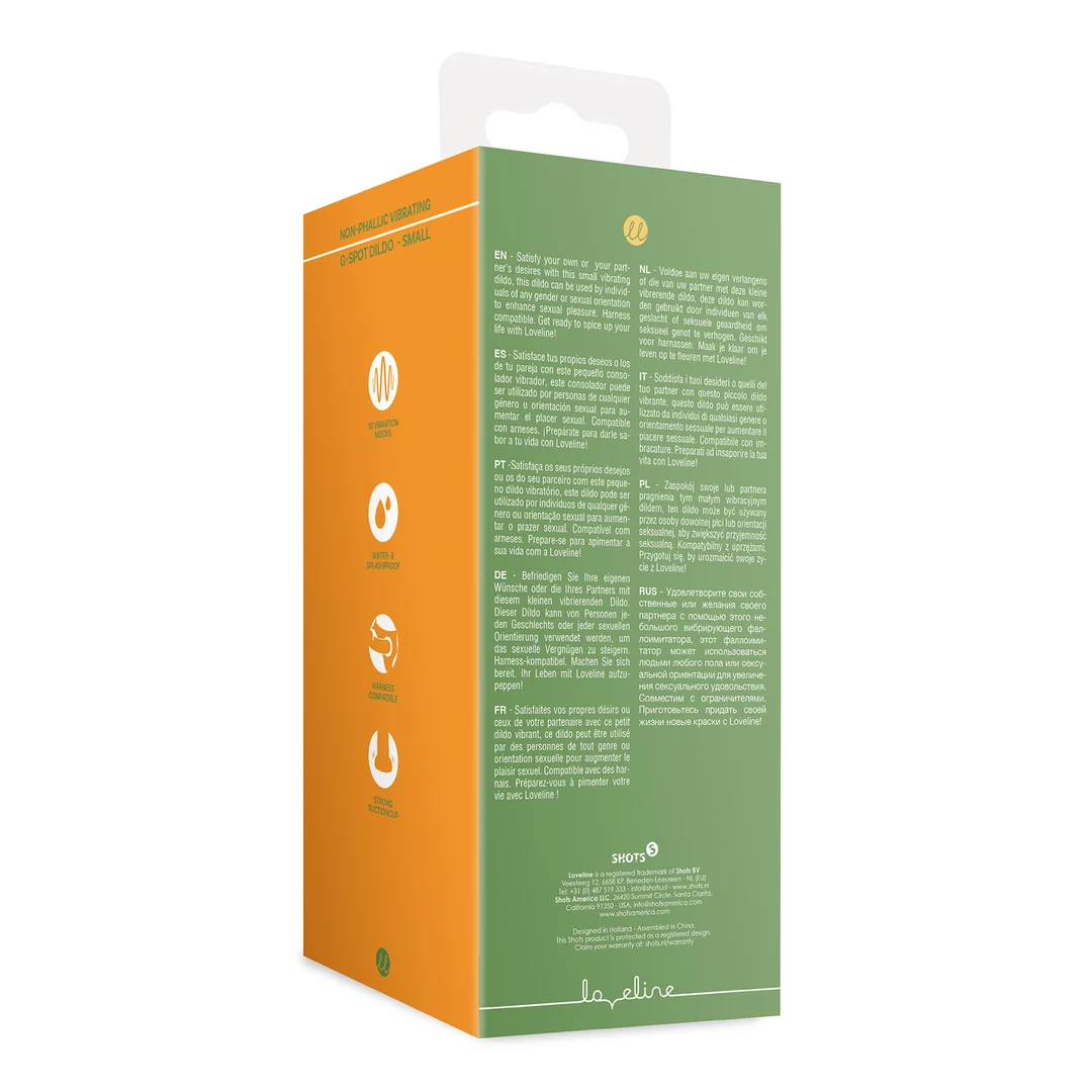 Dildo vibrante Loveline verde bosco - immagine 2