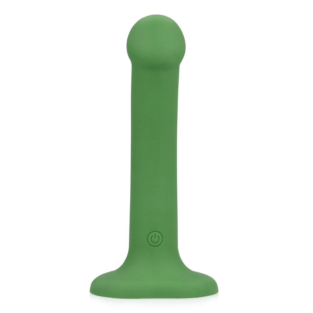 Dildo vibrante Loveline verde bosco - immagine 3