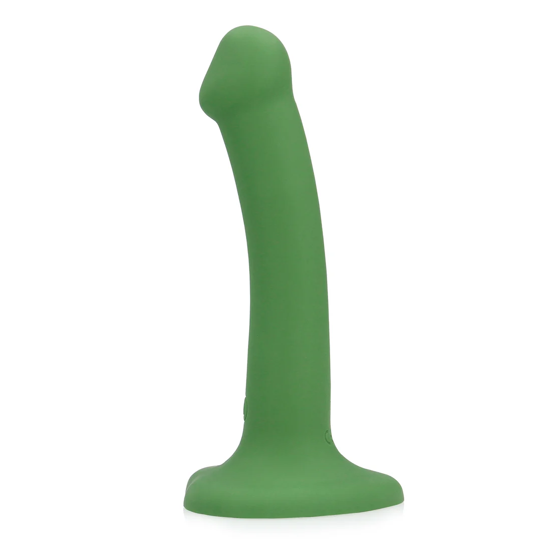 Dildo vibrante Loveline verde bosco - immagine 4