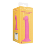 Dildo vibrante Loveline rosa acceso