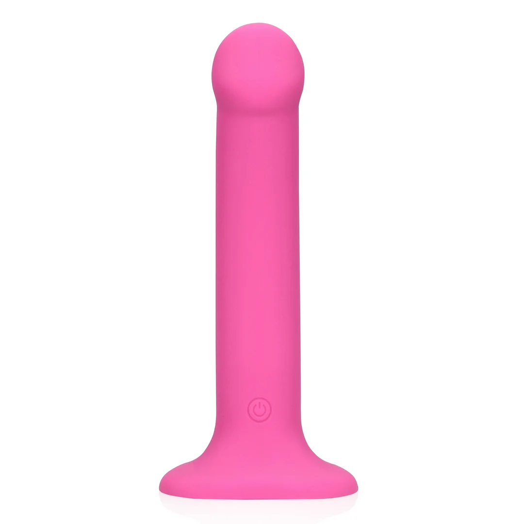 Dildo vibrante Loveline rosa acceso - immagine 3