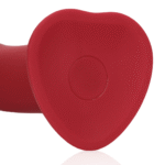 Grande dildo vibrante Loveline rosso lampone - immagine 5