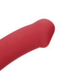 Grande dildo vibrante Loveline rosso lampone - immagine 6