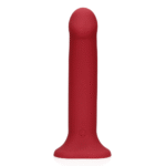 Grande dildo vibrante Loveline rosso lampone - immagine 3