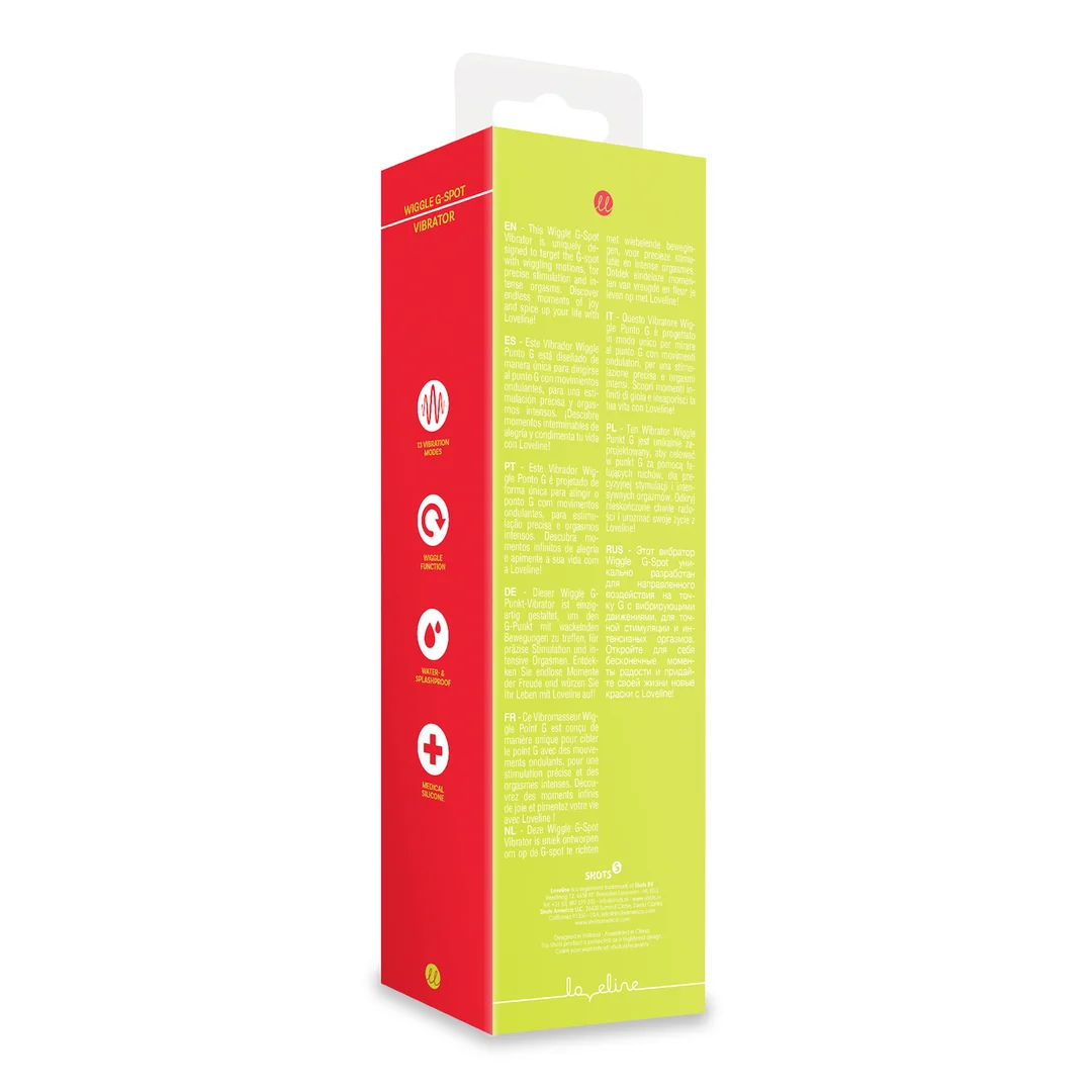 Vibratore per il punto G – movimenti oscillanti per una stimolazione mirata – Lime Passion (Loveline by Shots) - immagine 3