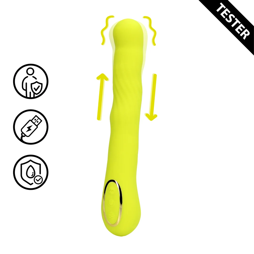 Vibratore per il punto G – movimenti oscillanti per una stimolazione mirata – Lime Passion (Loveline by Shots) - immagine 1