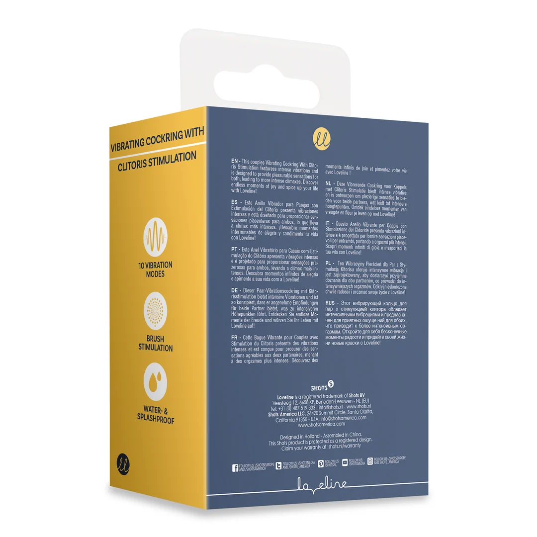 Loveline, anello vibrante con stimolazione del clitoride - immagine 2