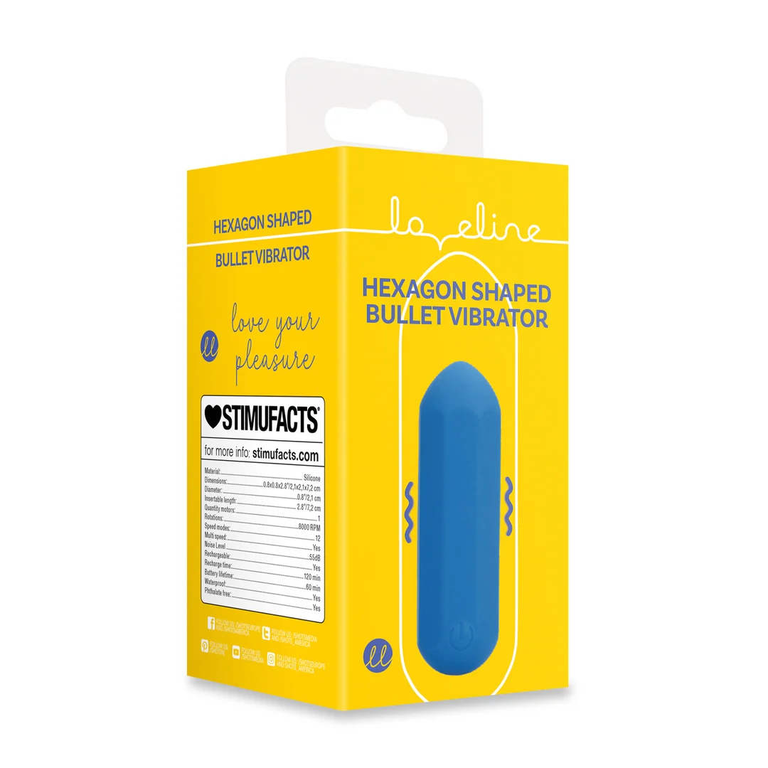 Vibratore bullet Loveline Hexagon Shape - immagine 1