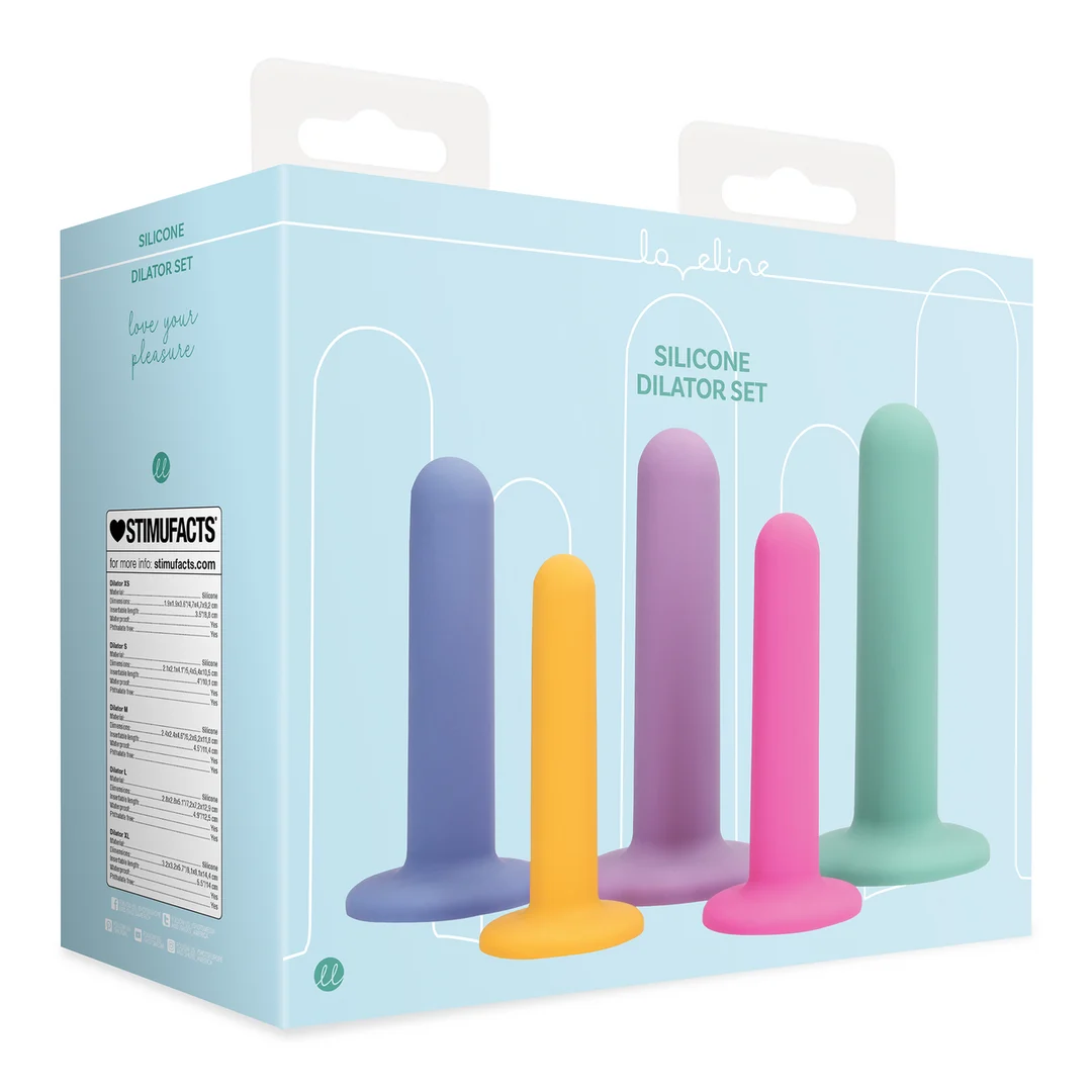 Set di dilatatori vaginali in silicone Loveline by Shots, multicolore - immagine 1