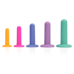Set di dilatatori vaginali in silicone Loveline by Shots, multicolore - immagine 3