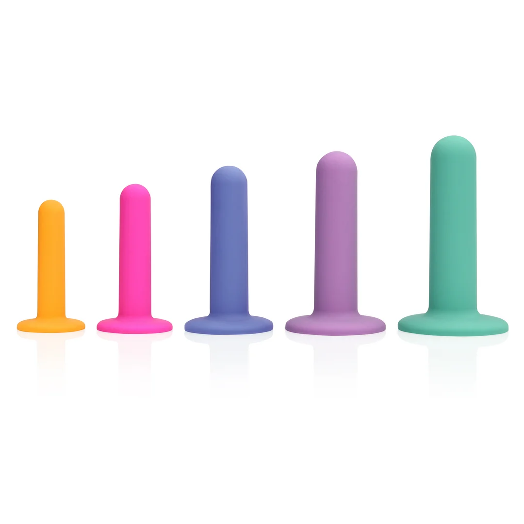 Set di dilatatori vaginali in silicone Loveline by Shots, multicolore - immagine 3