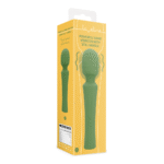 Vibratore a bacchetta, massaggiatore potente con impugnatura silenziosa, Green Mumba (Loveline by Shots) - immagine 7