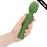 Vibratore a bacchetta, massaggiatore potente con impugnatura silenziosa, Green Mumba (Loveline by Shots) - immagine 6