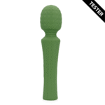 Vibratore a bacchetta, massaggiatore potente con impugnatura silenziosa, Green Mumba (Loveline by Shots) - immagine 2