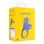 Anello vibrante per il pene con stimolazione del clitoride, Tamiya blu, tester - immagine 7