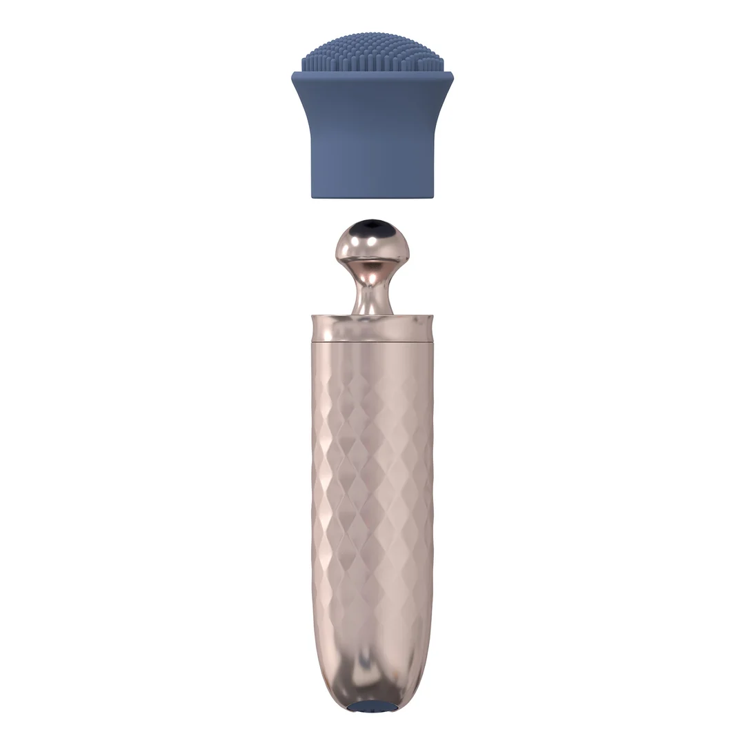 Vibratore intercambiabile Thrill blu - immagine 3